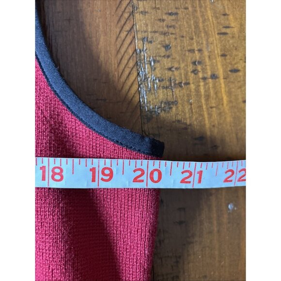 Woolrich Red Christmas Vest Zip Front Size Large See Pics For Measurements - Picture 5 of 6